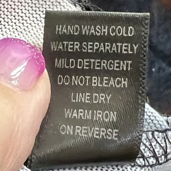 Kaktus Tunic Top XL Long Sleeve Lace Hem Trim Multicolor Black Blue Purple Brown - Picture 6 of 11